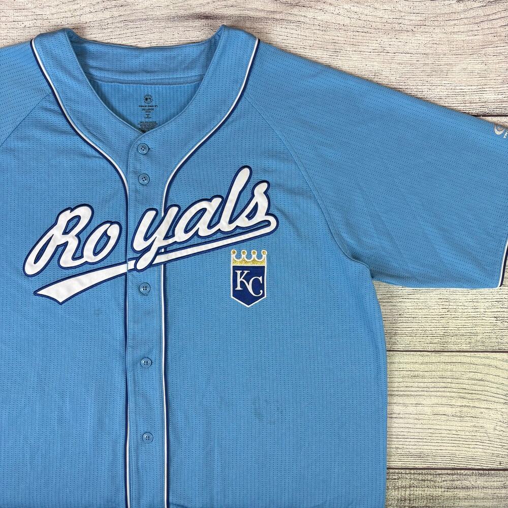 Kansas City Royals MLB Baseball Baby Blue Jersey